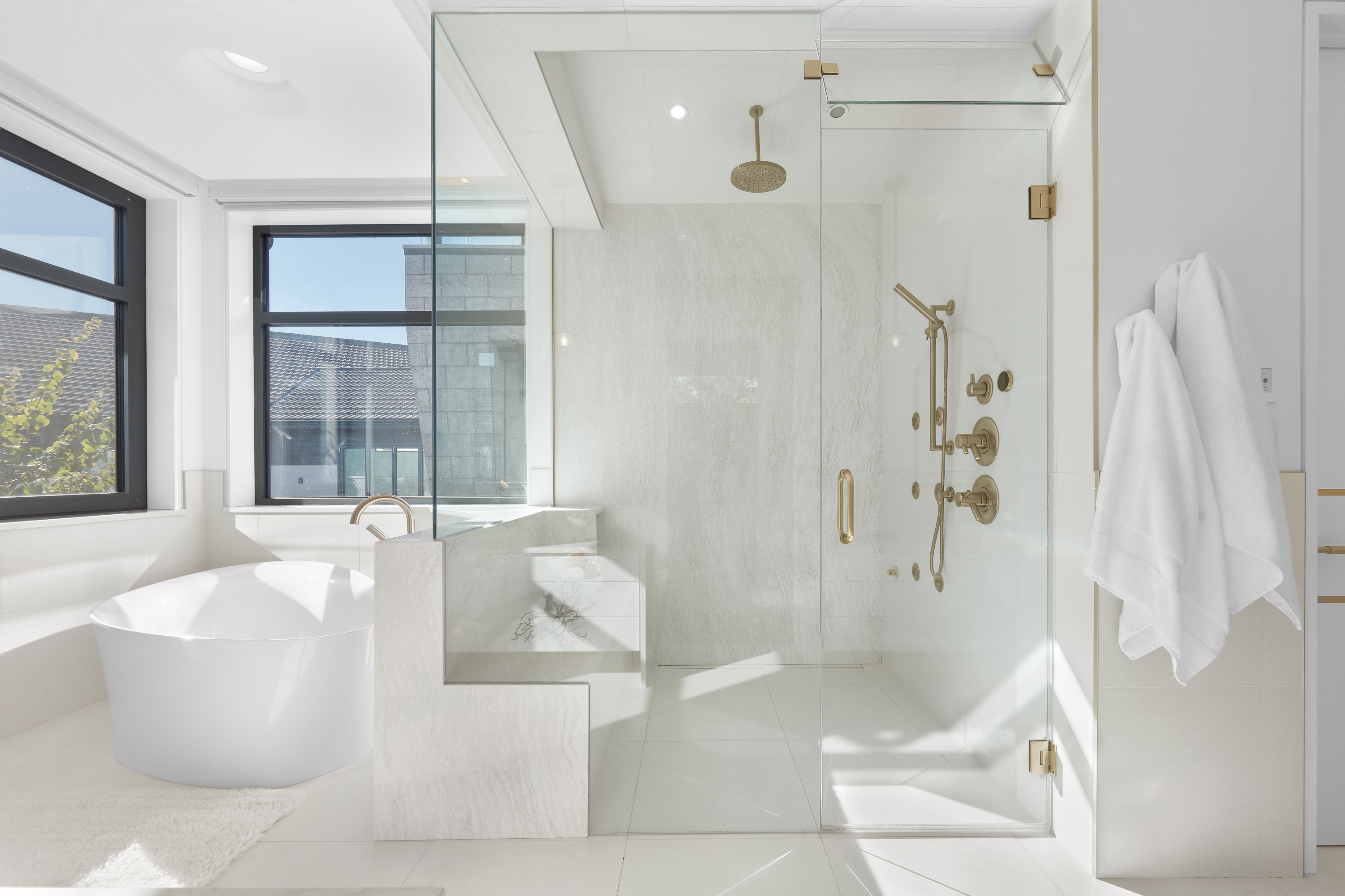 Spa-inspired ensuite health and wellness feature in Edmonton with homes for sale by Holland and Associates Real Estate.